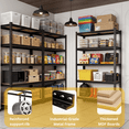 thumbnail image 2 of TrumanPick 72"H Garage Shelving Unit Heavy Duty 1500LBS 5 Tier Storage Shelves Adjustable Shelf Rack for Garage Pantry Closet 36"W x 12"D x 72"H, 2 of 9