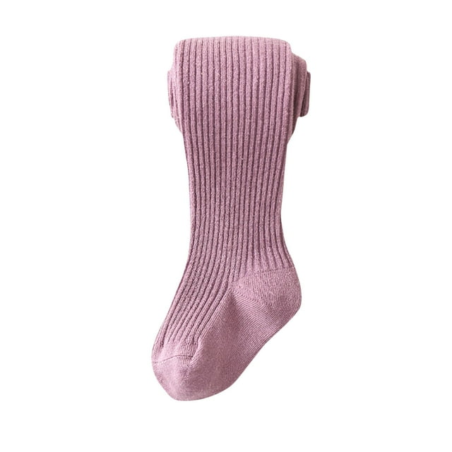 FAIWAD Collants de Danse Ballet pour Bébé Fille Bas en Coton Tricoté Extensible