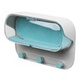 thumbnail image 1 of Caja de almacenamiento de gafas de baño transparente sin perforaciones, caja de protección de joyas montada en la pared, cajas impermeables, soporte con gancho, verde, 1 of 5