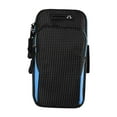 thumbnail image 3 of Bolsa para brazalete de teléfono, bolsa para muñeca, soporte para teléfono, soporte para teléfono móvil Unisex, bolsa para brazaletes de gimnasio, Azul Hugo Brazalete de teléfono, 3 of 10