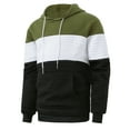 thumbnail image 3 of Admvng Hoodies for Men Casual Round Neck with Pocket Pullover Long Sleeve Sweatshirt, Size S-2XL, 3 of 8