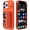 Orange, variant on Compatible with iPhone 17 Pro Max Wallet Phone Case,Back Flip Kickstand,With Card Holder(Store 4-5 Cards and Folded Money),Built-in Mirror,Heavy Duty Shockproof Anti-Scratch Phone Case,Orange