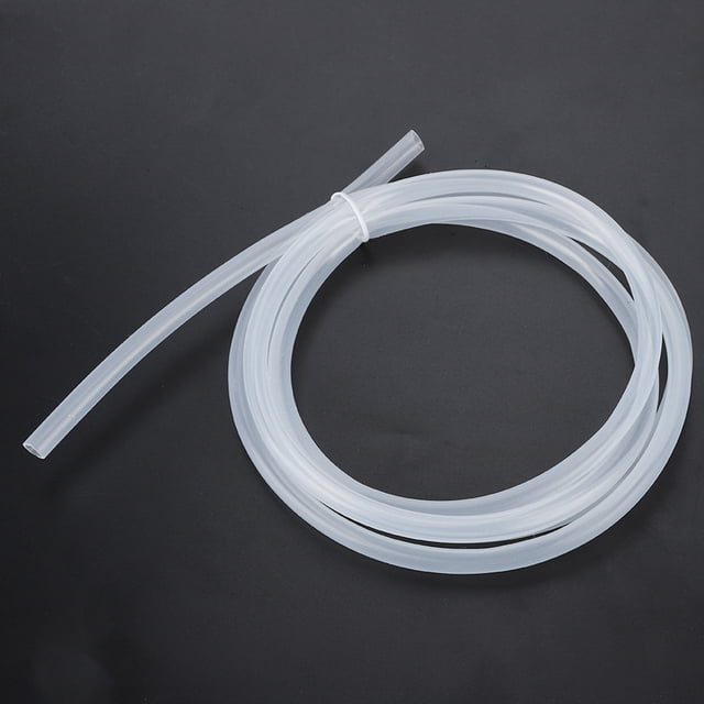Tubo de silicona de 2m, tubo de manguera de refrigerante por agua, manguera flexible de tubo de silicona suave transparente de refrigeración por agua