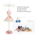thumbnail image 4 of Mannequin Model Dress Jewelry Display Stand, Space Saving Earring Necklace Hanging Jewelry Display Rack, Resin Iron, Versatile Usage, Princess Charm, 4 of 8