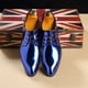 thumbnail image 4 of Zapatos de cuero con punta puntiaguda británicos, zapatos de cuero brillante para hombres, zapatos de cuero de gran tamaño, deseo, 4 of 6