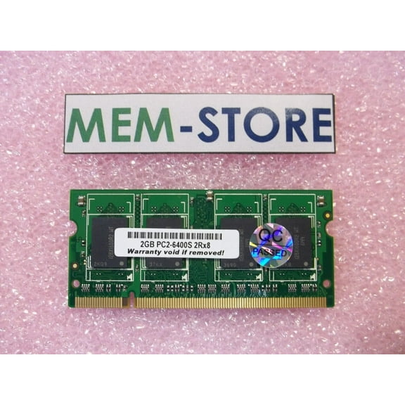 2GB DDR2 800MHz 1.8V SODIMM Crucial CT25664AC800 Equivalent Laptop RAM Memory (3rd Party)