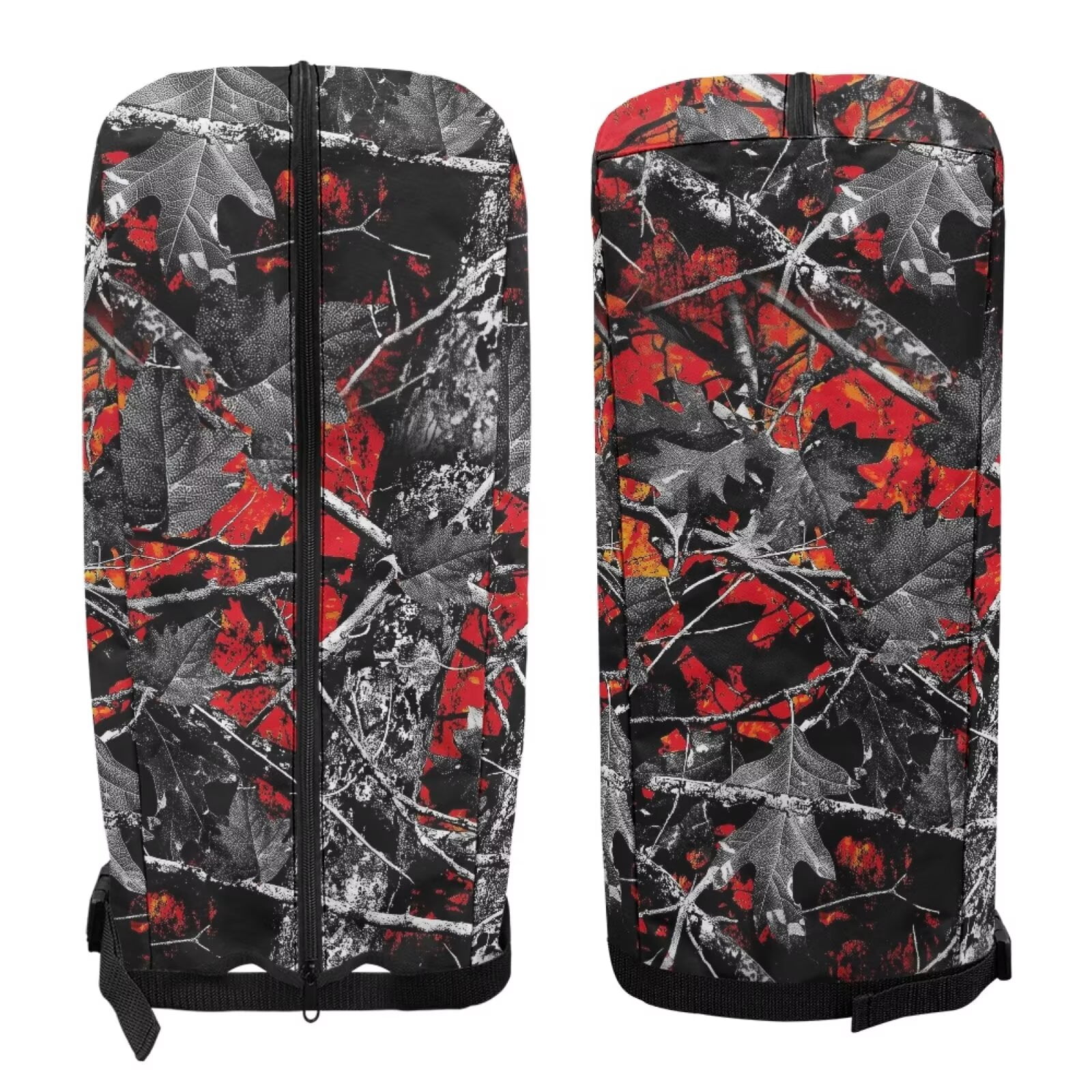 Chririnla Branch Hunting Camo Golf Bag Rain Hood Waterproof Easy Storage Gear Golf Club Rain Cover Quick-On Design Adjustable Straps Easy to Use Fits Golf Stand/Cart Bags