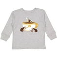 thumbnail image 3 of Inktastic Cute Hot Chocolate Hedgehogs Boys or Girls Long Sleeve Toddler T-Shirt, 3 of 5