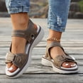 thumbnail image 4 of Taylonsss Women's Fashion Casual Adjustable Breathable Oversized Comfortable Thick Sole Lightweight Beach Sandals for Spring Summer Versatile Outdoor Indoor Daily Wear, 4 of 9