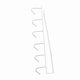 thumbnail image 5 of Estante de almacenamiento de cocina multifunción, estante de armario, gancho colgante, organizador de armario, soporte blanco, 5 of 15