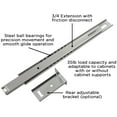 thumbnail image 4 of Hickory Hardware P1029-14-2C-5B 14 in. Center Mount Drawer Slide, Cadmium - Pack of 5, 4 of 6