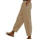 thumbnail image 1 of Pantalones jogger de cintura alta con estampado de calabazas para mujer - Pantalones deportivos ajustados con bolsillos, 1 of 5