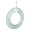 Green, variant on BOKYAN Hanging Wreath Bird Feeder Carbon Steel Large Capacity Portable Peanut Bird Feeder with Hanging Hook for Garden Outdoor Green 16.9 inches / 43 cm