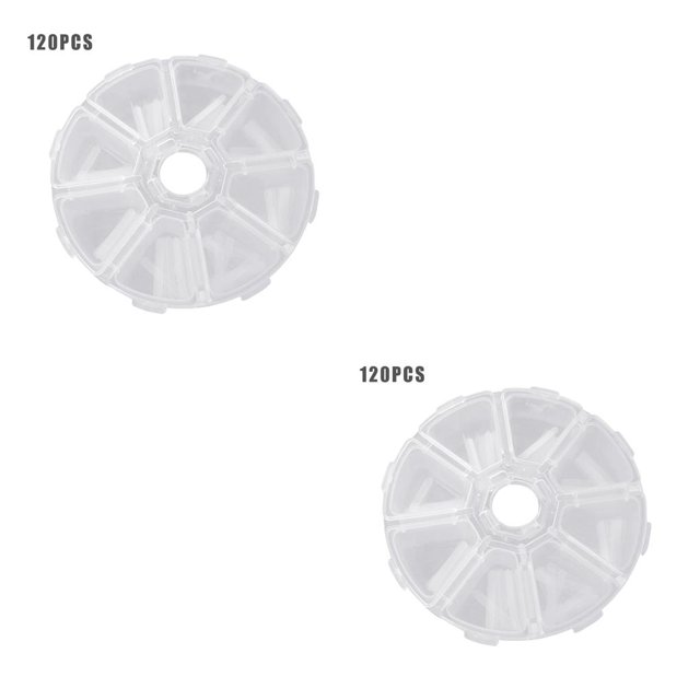 Vogacara 120 Uds pegatina correcta corrección de uñas de los pies impermeable cuidado de los pies pedicura pegatina Corrector transparente transparente 2piezas Vogacara CBP141348