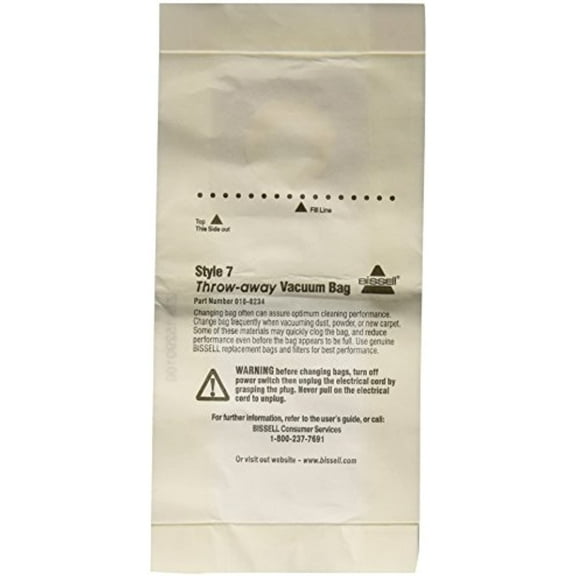 Bissell 32120 Vacuum Bag, 3-Pack Genuine Original Equipment Manufacturer (OEM) Part