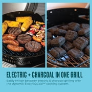 Charbroil Bistro Pro™ Electric Grill & Griddle + Charcoal Mode, Black