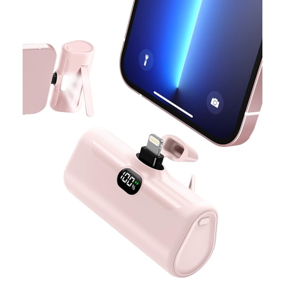 Cargador portátil Power Bank TCNOLL de 5000 mAh con soporte Lightning