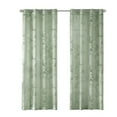 thumbnail image 2 of Madison Park Leilani 50x84" Palm Leaf Burnout Window Sheer in Sage Green, 2 of 5