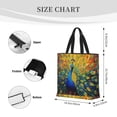 thumbnail image 3 of Balery Peacocks Bolsa de Mano para Mujeres con Cremallera, Bolsa de Gimnasio con Compartimentos, Bolsa para Laptop, Bolsa para Trabajo, 3 of 7