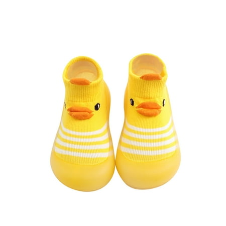 

Children Todller Shoes Baby Boys Girls Non-Slip Flat Socks Shoes Lightweight Comfortable Shoes Cute Cartoon Bear Pattern