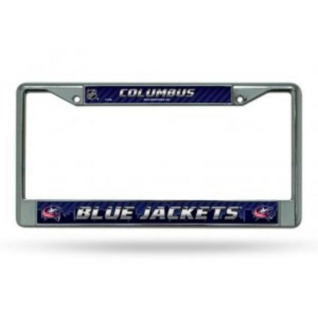 212 Main FC9710 Columbus Blue Jackets Chrome License Plate Frame