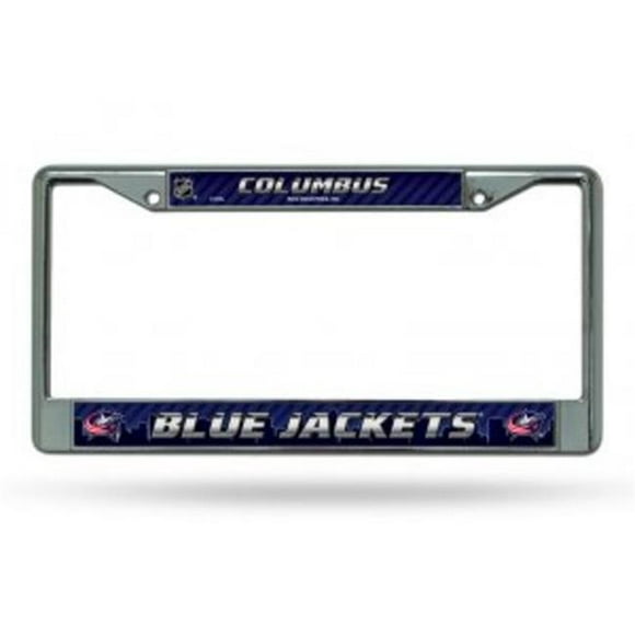 212 Main FC9710 Columbus Blue Jackets Cadre de Plaque d'Immatriculation Chromé
