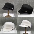 thumbnail image 3 of Aellinatey Vintage Horse Riding Cap for Female Winter Warm Peaked Hat Casual Fedora Hat, 3 of 21