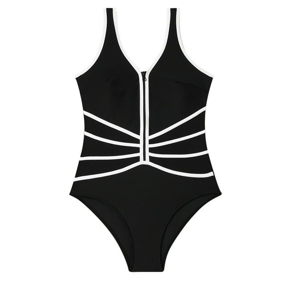 Women Monkini Swimsuit Sleeveless Swimsuit Surfing Beach Holiday Swimsuit