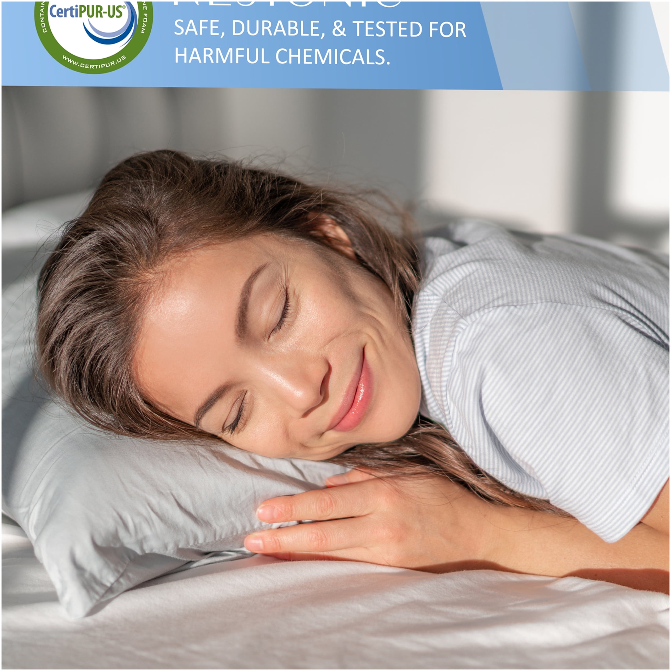 JERFIT 14" Twin Hybrid Cooling Gel Memory Foam Mattress, Euro Top Plush for Temperature Regulation Pressure Relief, Steel Reinforced
