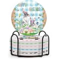 thumbnail image 4 of asddcavvf Easter Series Insulated Absorbent Holiday Printed Ceramic Keep Your Desktop Dry（9） Clear Table Mat for Toddler, 4 of 5
