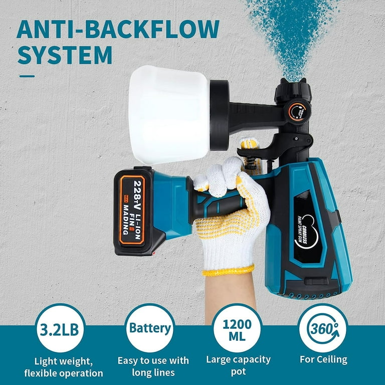 Battery powered hvlp sprayer new arrivals