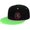 Green, variant on Colorful Lion Amerocan Flag Flat Bill Hats Contrast Hip Hop Baseball Cap Unisex Snapback Rock Caps