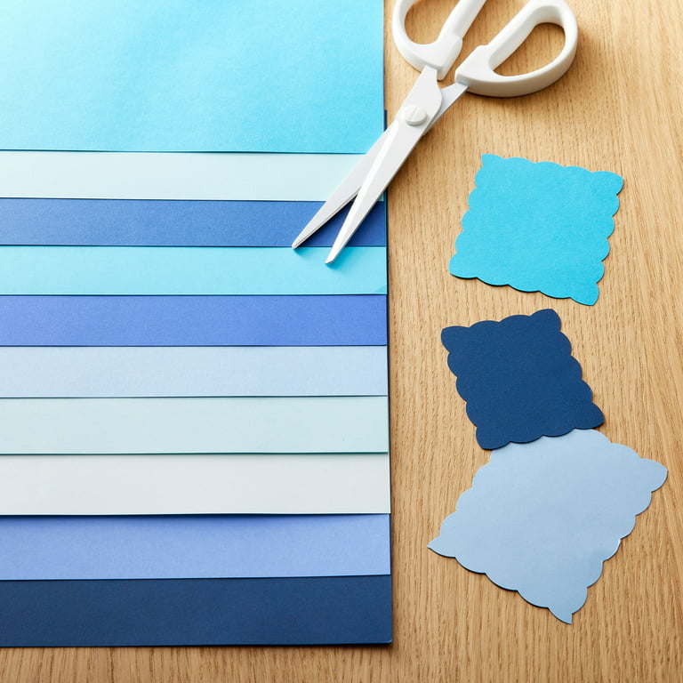 LUX 100 lb. Cardstock Paper 12 x 12 Baby Blue 50 Sheets/Pack  (1212-C-13-50)