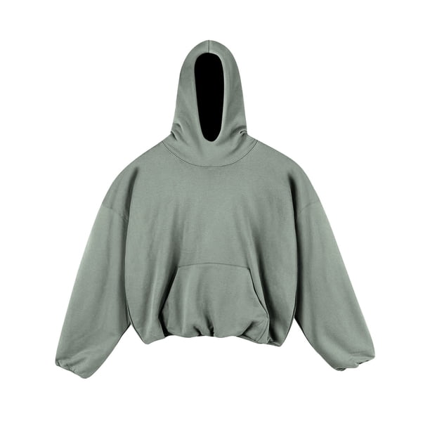 Sudadera con capucha para hombre, lisa, de manga larga, polar, de ancho corto, doble capa, estilo urbano occidental, sudadera con capucha, blusa de poliéster para hombre