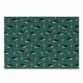 thumbnail image 1 of Hedgehog Cutting Board, Forest Life Inspired Pattern with Amanita Mushrooms Rodent Animals Woodland Themed, Decorative Tempered Glass Cutting and Serving Board, Small Size, Multicolor, by Ambesonne, 1 of 1