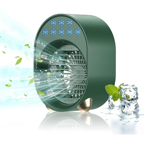 Portable Air Conditioner, Mini Air Conditioner Fan, Air Cooler Portable Air Conditioner, Mini Air Conditioner Rechargeablegreen
