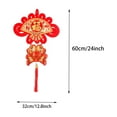 thumbnail image 3 of Household Pendant, Ongmies Tet New Year Decorations 2025 New Year Decorations 2025 Chinese Red New Year Ornaments Creative Spring Festival Ornaments for Home, Red1, 3 of 5