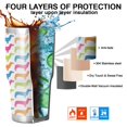 thumbnail image 7 of 30oz Colorful Funny Dachshund Tumblers Stainless Steel Tumbler with Lid and Straw,Vacuum Insulated Double Wall Travel Tumbler Cups Mug with Cleaning Brush for Coffee,Tea, 7 of 7