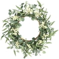 thumbnail image 2 of BotaniNest Berry And Wreath For Front Door Year Round Faux Greenery With, 2 of 6