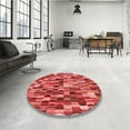 thumbnail image 4 of Ahgly Company Machine Washable Indoor Rectangle Transitional Red Area Rugs, 7' x 9', 4 of 7