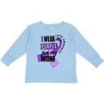 thumbnail image 3 of Inktastic I Wear Purple For My Mom Lupus Awareness Boys or Girls Long Sleeve Toddler T-Shirt, 3 of 5