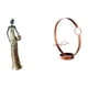 thumbnail image 1 of Soporte para botellas con escultura vintage de mujer tribal, ideal para escritorio, armario, dormitorio o como regalo de inauguración. Estante de meta, 1 of 8