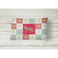thumbnail image 2 of Caroline's Treasures CK5573PW1216 Spangled #2 Cat Love Canvas Fabric Decorative Pillow, Red, 12H x16W,, 2 of 3