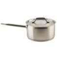 thumbnail image 1 of Winco - Sartén de acero inoxidable resistente con tapa, 6 cuartos de galón, 1 of 9