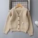 thumbnail image 1 of Cowsor Unisex Boys Girls Cardigans Sweater V-Neck Long Sleeve School Uniforms Button Knit Tops, 1 of 6