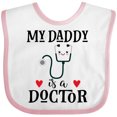 thumbnail image 3 of Inktastic Doctor Daddy Physician Baby Gift Boys or Girls Baby Bib, 3 of 4