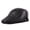 Black, variant on Flat Caps For Men Genuine Leather Beret Hat Adjustable Black Brown Autumn Winter High-End Driving Caps ,Classic Design