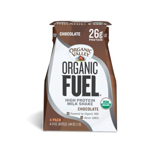 Organic Valley Organic Fuel High Protein Milk Shake Chocolate 4 PK