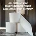 thumbnail image 4 of Scott Rapid-Dissolving Toilet Paper for RVs & Boats, 4 Double Rolls, 4 of 10