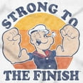 thumbnail image 2 of Strong To The Finish Popeye Sailor Unisex Plus Size Graphic Tee Brisco Brands 4X, 2 of 5